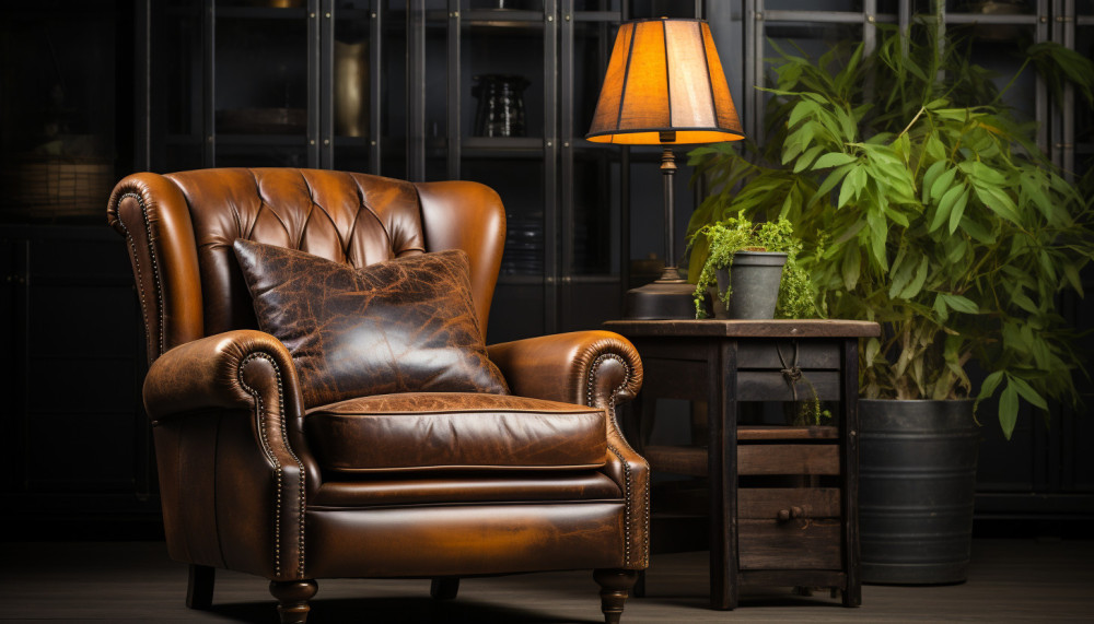 Fauteuil club français en cuir : conseils pour utiliser le cuir dans la décoration
